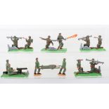 Timpo plastic WWII US mini-dioramas