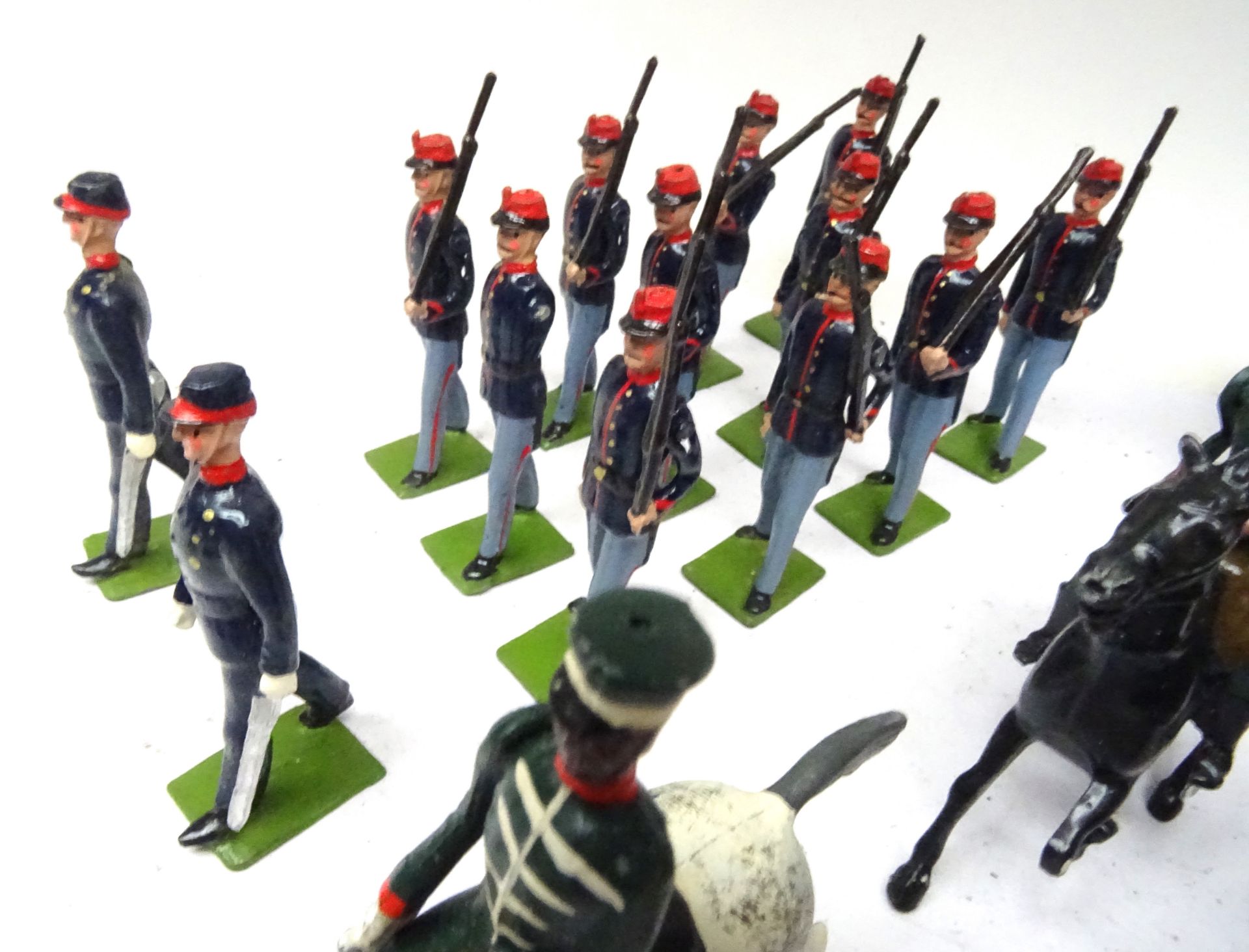 Britains Foreign troops, repainted, Cavalry, Austrian Lancers - Image 9 of 11