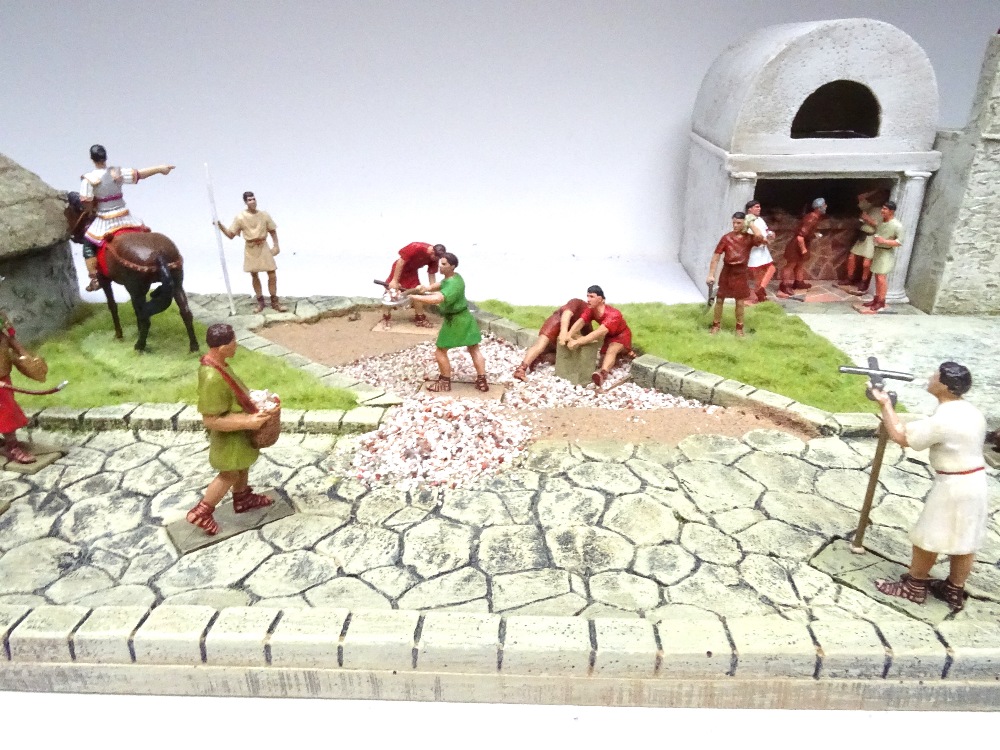 JG Miniatures Roman Road (three sections) and M43K single gate house - Image 7 of 14