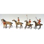 Heyde 56mm size, RARE dismounted Jockey with horse