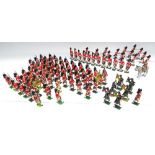 Britains repainted marching Argyll and Sutherland Highlanders