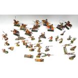 David Hawkins Collection Elastolin 70mm scale Cowboys and Indians