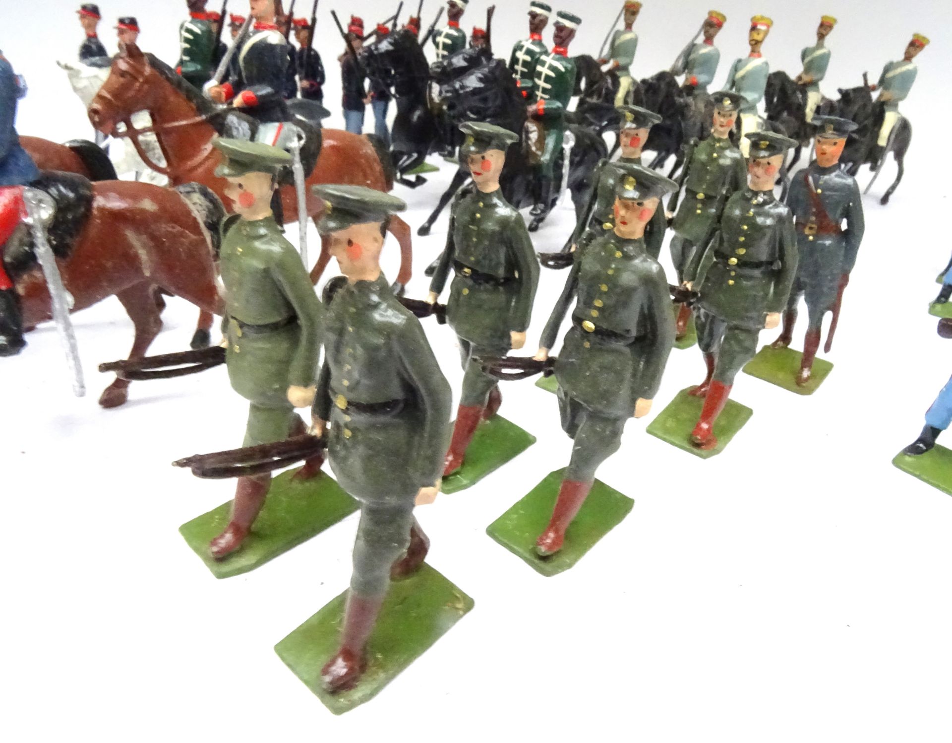 Britains Foreign troops, repainted, Cavalry, Austrian Lancers - Image 4 of 11