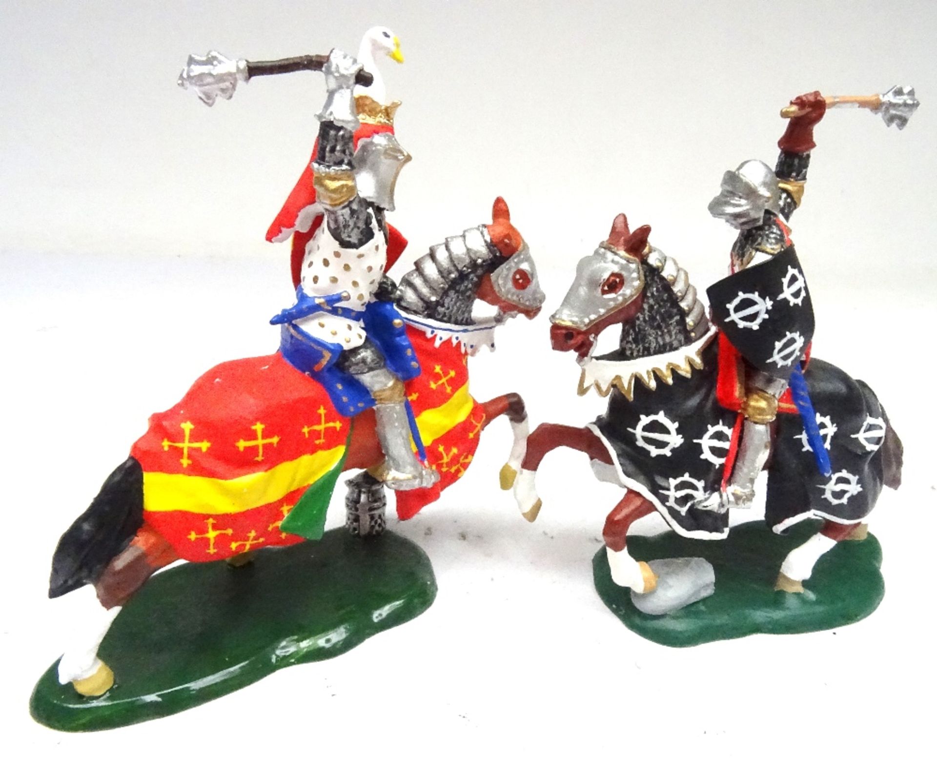 Replica six recast mounted Britains Knights of Agincourt - Image 8 of 12