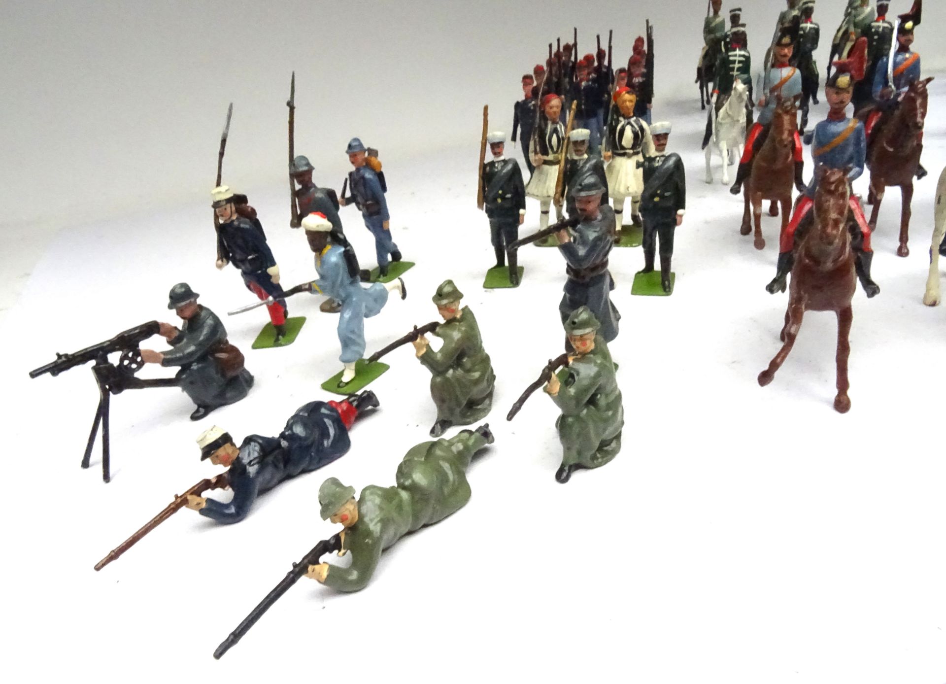 Britains Foreign troops, repainted, Cavalry, Austrian Lancers - Image 10 of 11