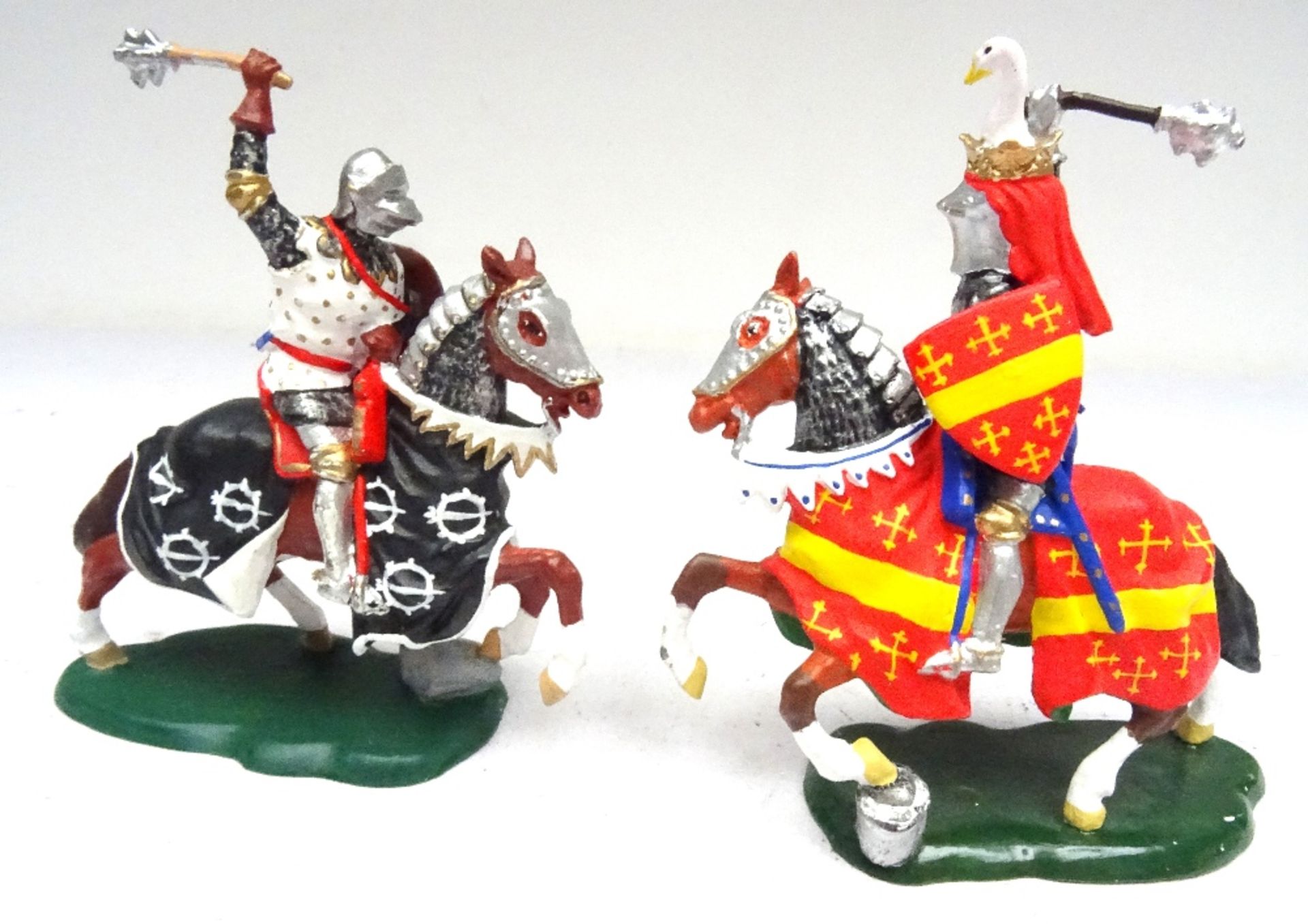 Replica six recast mounted Britains Knights of Agincourt - Image 7 of 12