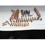 Britains repainted Gordon Highlanders firing