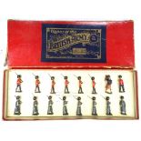 Britains RARE DISPLAY SET 431, Scots Guards in summer and winter dress