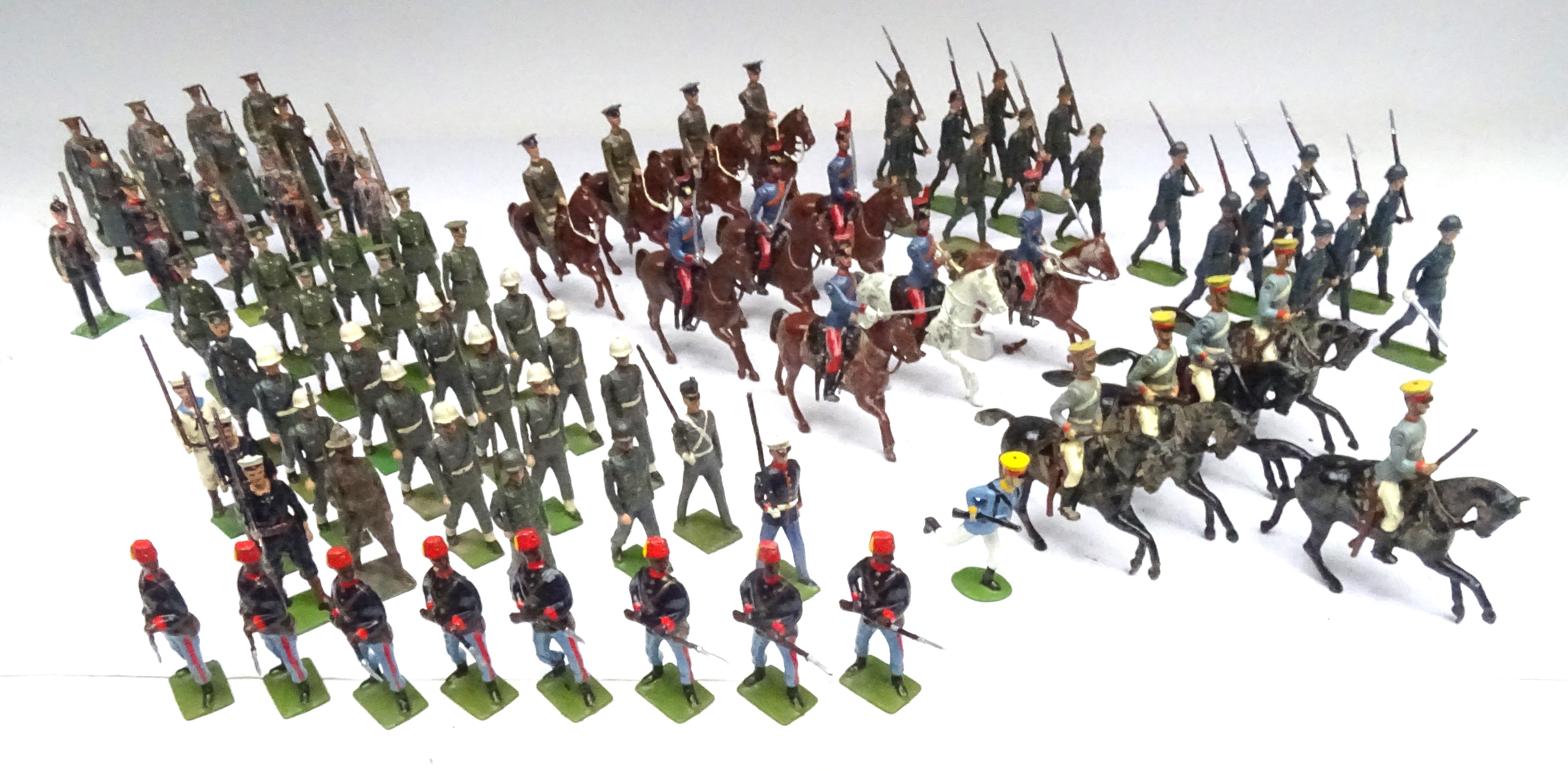 Britains Foreign troops, repainted, Cavalry, Japanese