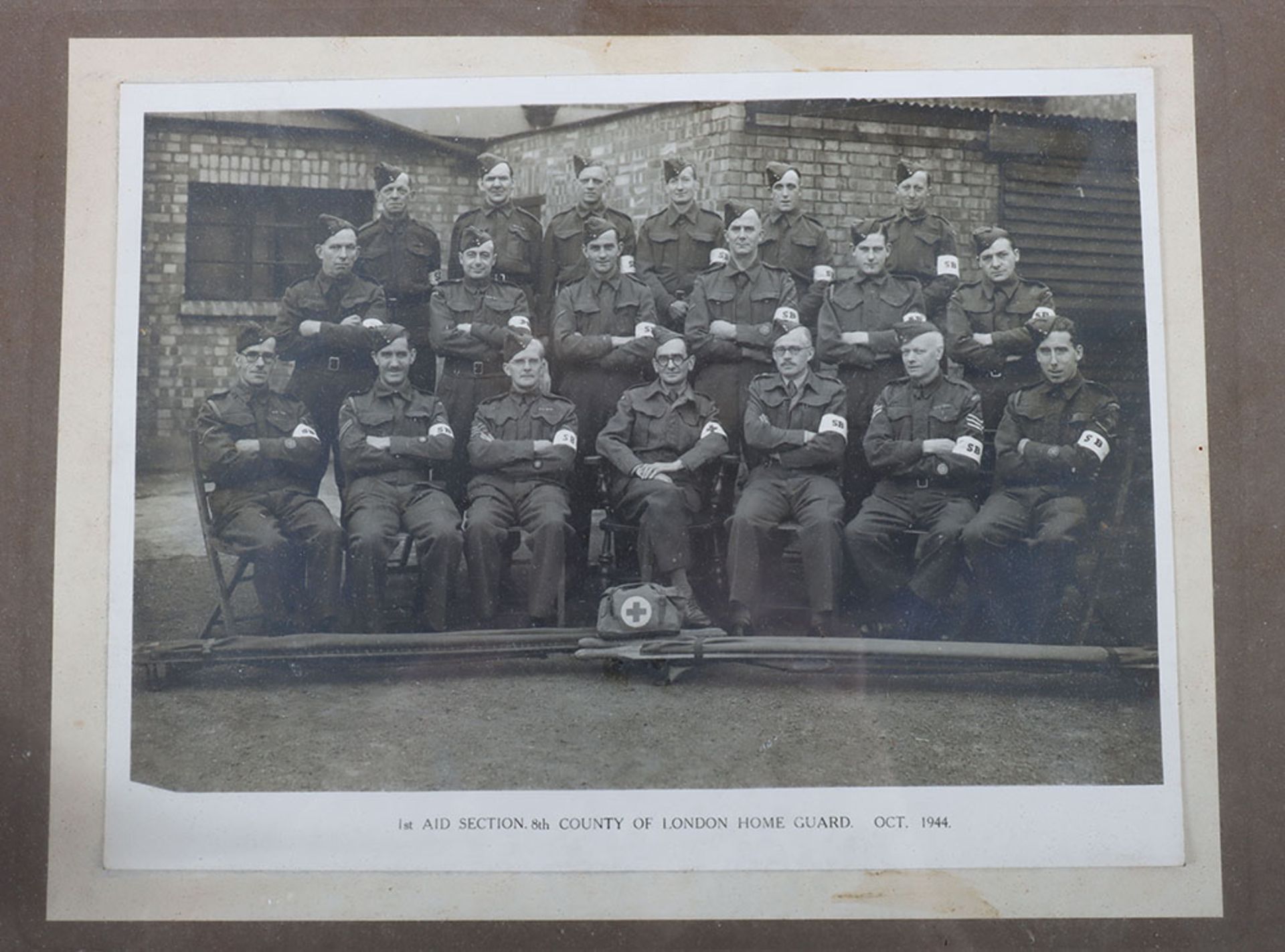 Quantity of Home Guard framed photographs, sketches - Image 2 of 19