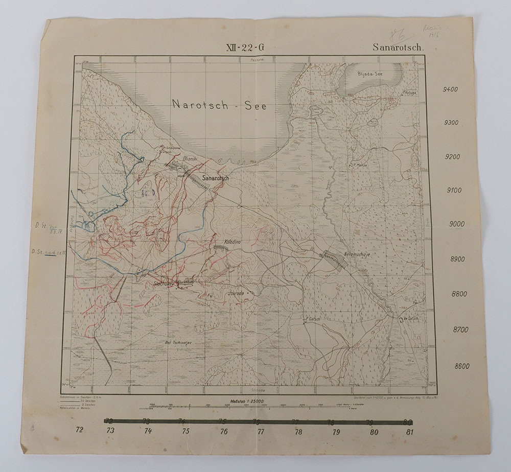 Trench Maps World War One. - Image 3 of 5