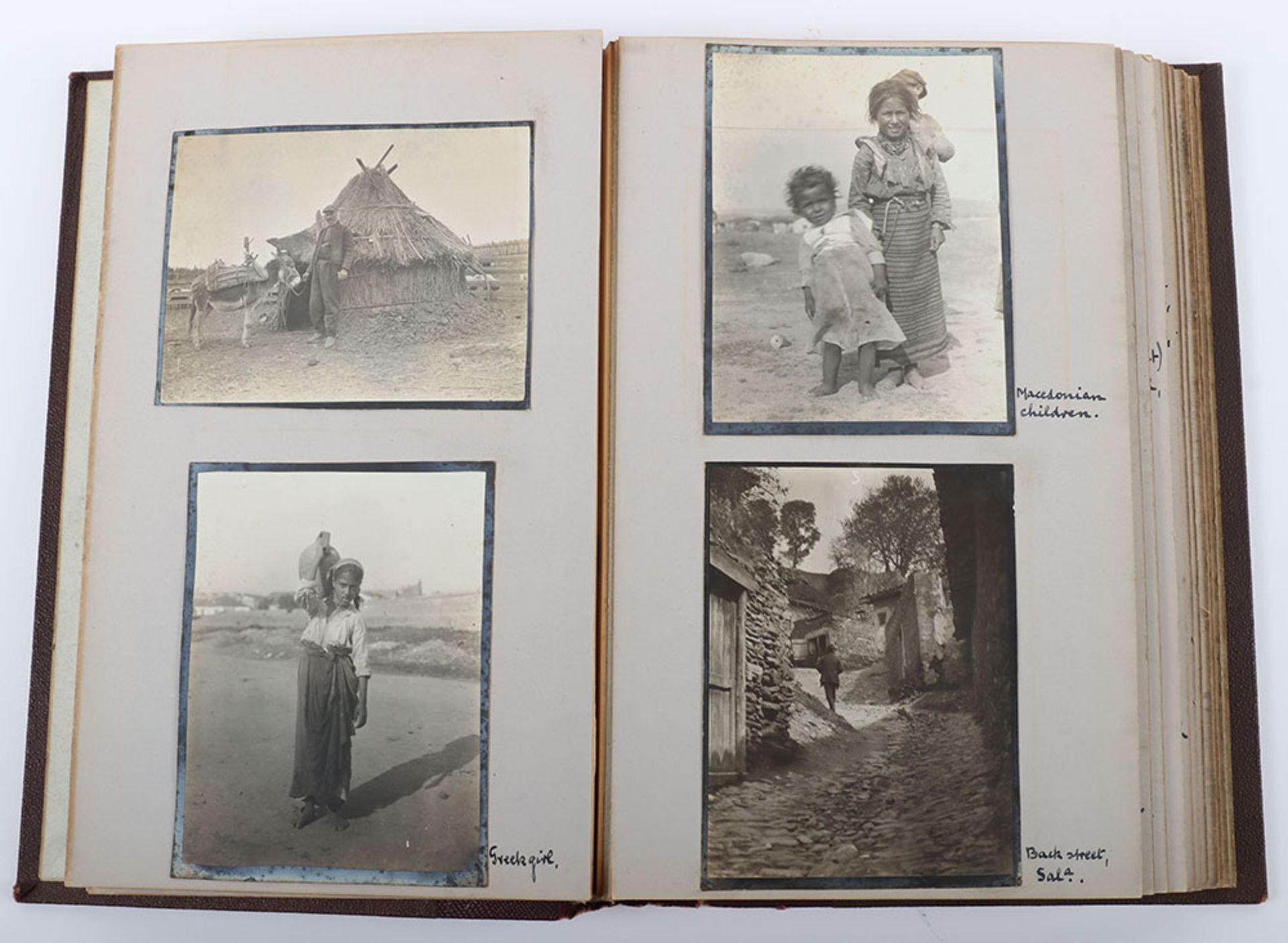 Very Interesting Great War Photograph Album and Scrap Album of the Canadian Army Medical Corps in Sa - Image 12 of 26