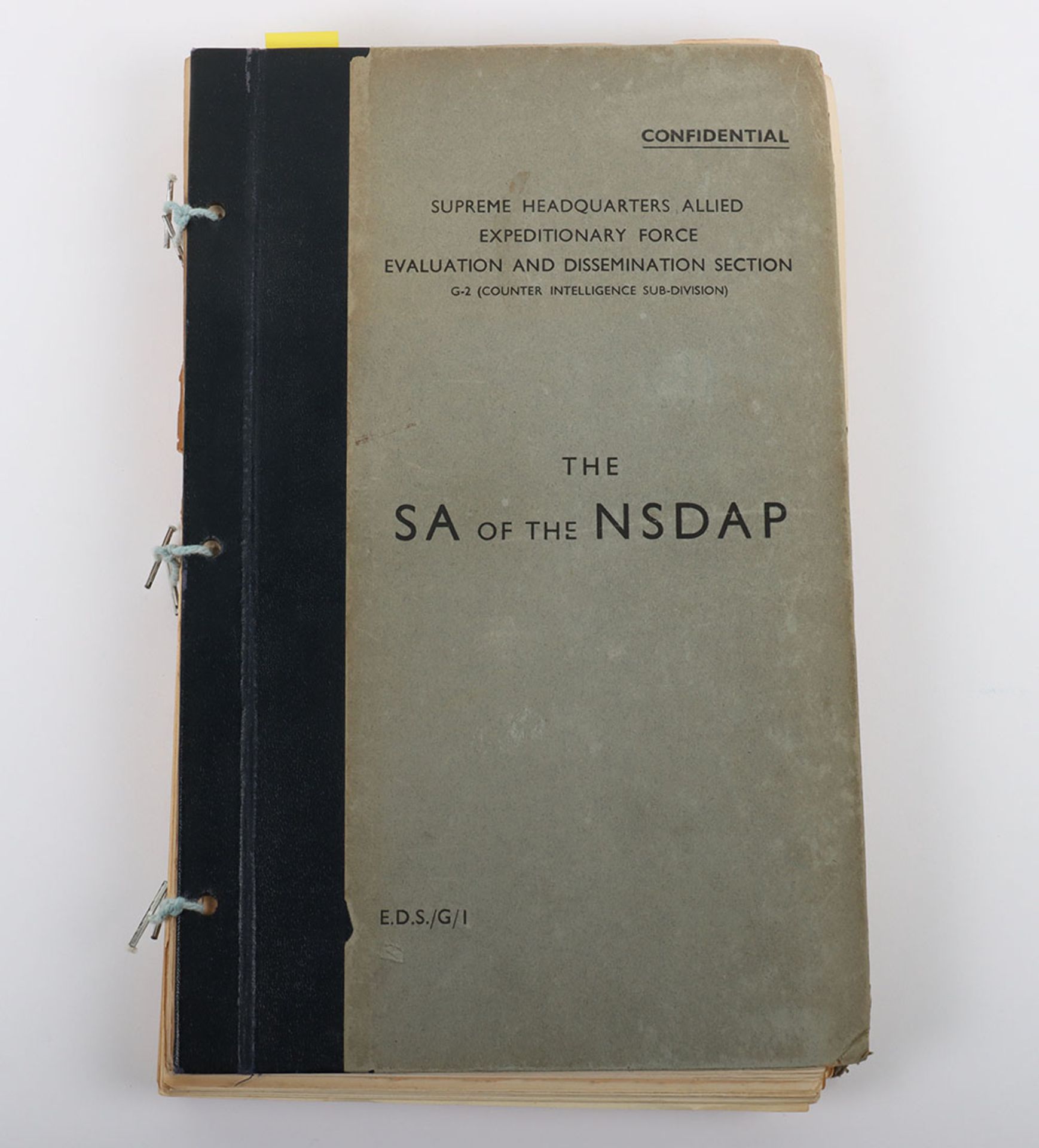 The SA of the NSDAP (Supreme Headquarters Allied Expeditionary Force Evaluation and Dissemination Se