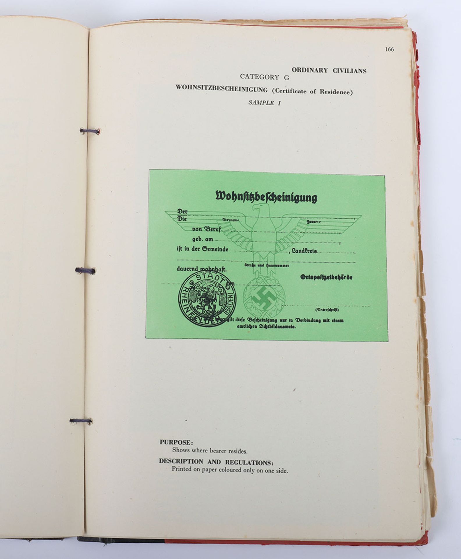 Identity Documents in Germany (Supreme Headquarters Allied Expeditionary Force, Evaluation and Disse - Bild 8 aus 8