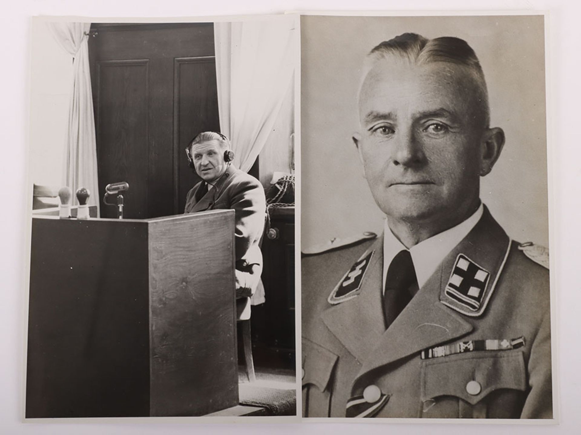 Nuremberg Trial, The Pohl Trial. Photographs of a number of the key defendents in this trial at Nure - Image 5 of 5