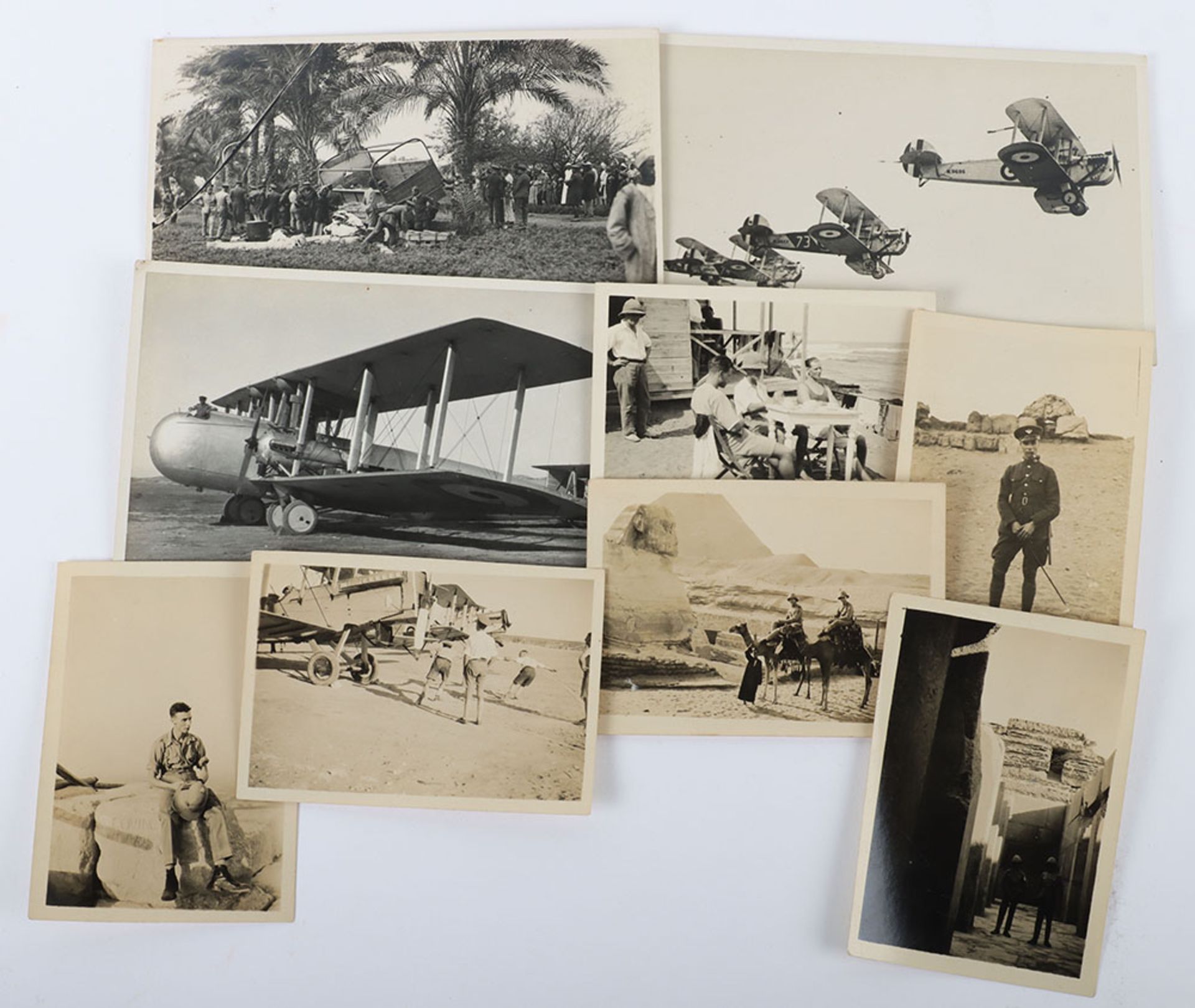 British RAF Squadron photographs Egypt c.1926. - Bild 3 aus 12