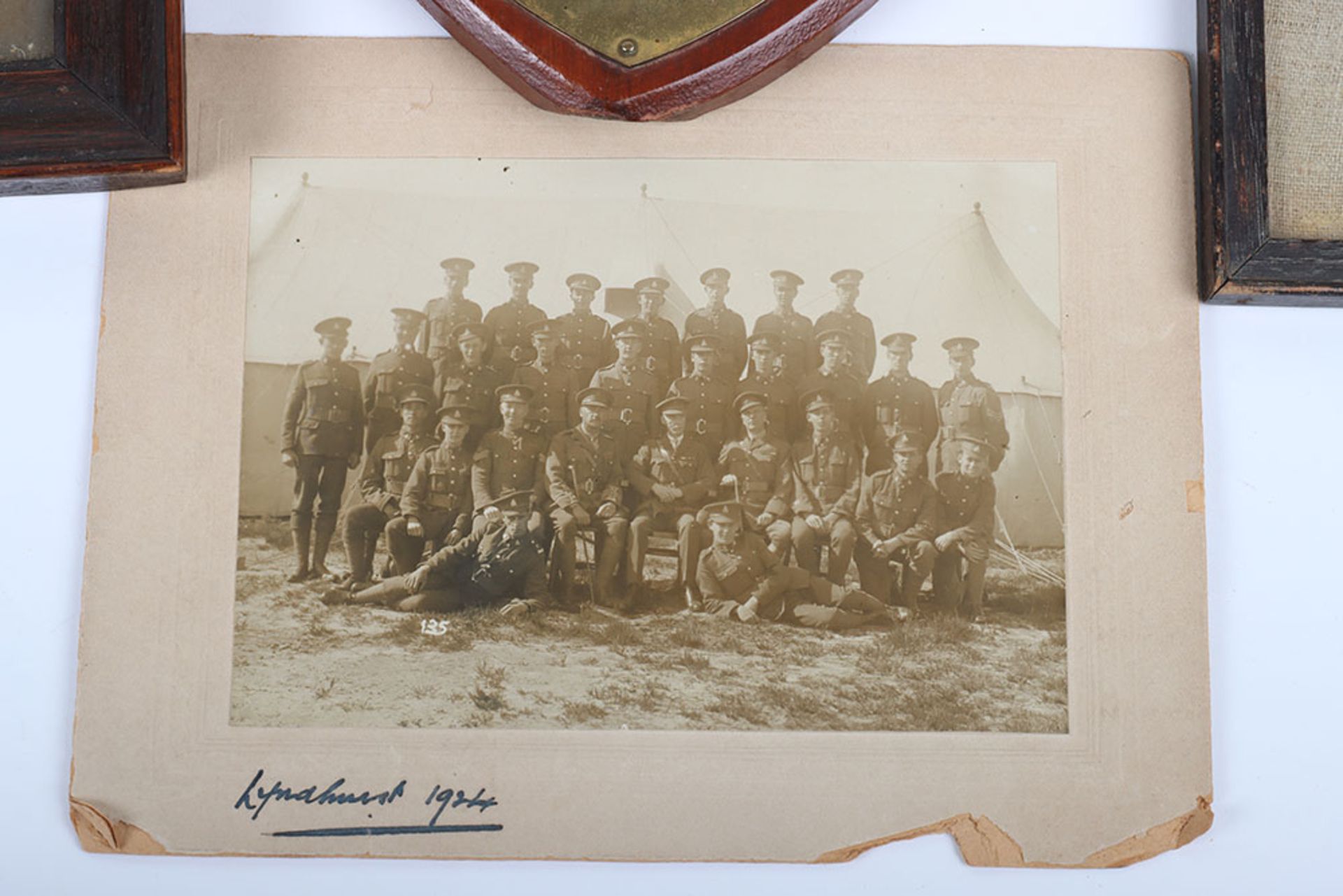 Hampshire Regiment framed Silk for South Africa 1900-1 - Image 6 of 7
