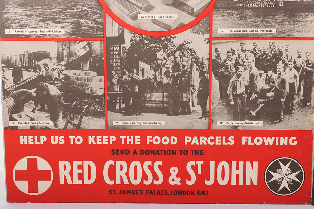 Red Cross Donation Card Posters from WWII - Image 4 of 7