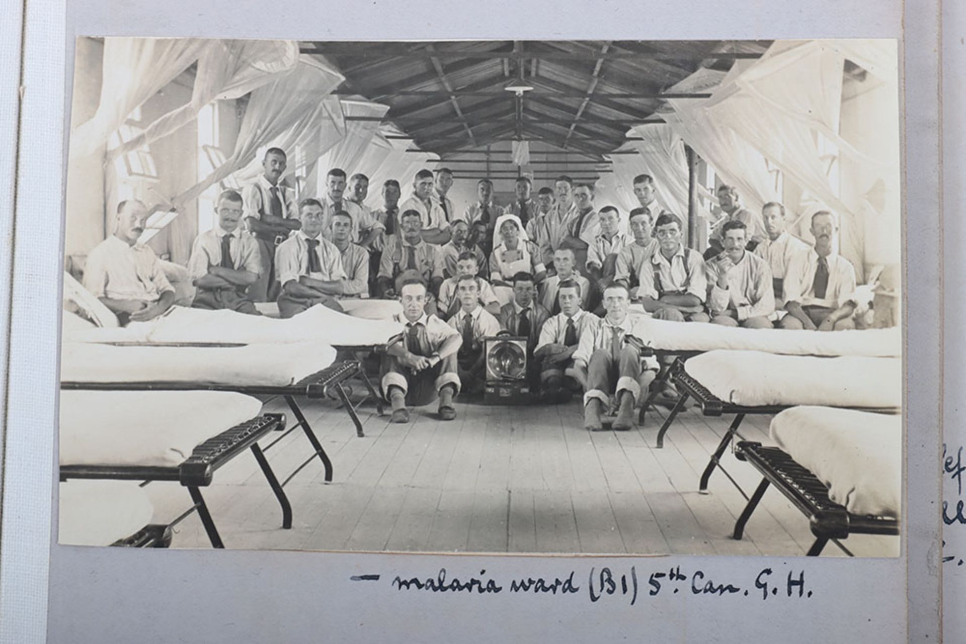 Very Interesting Great War Photograph Album and Scrap Album of the Canadian Army Medical Corps in Sa - Image 15 of 26