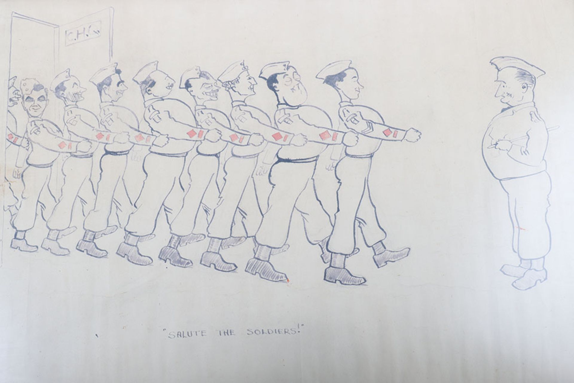 Quantity of Home Guard framed photographs, sketches - Image 9 of 19