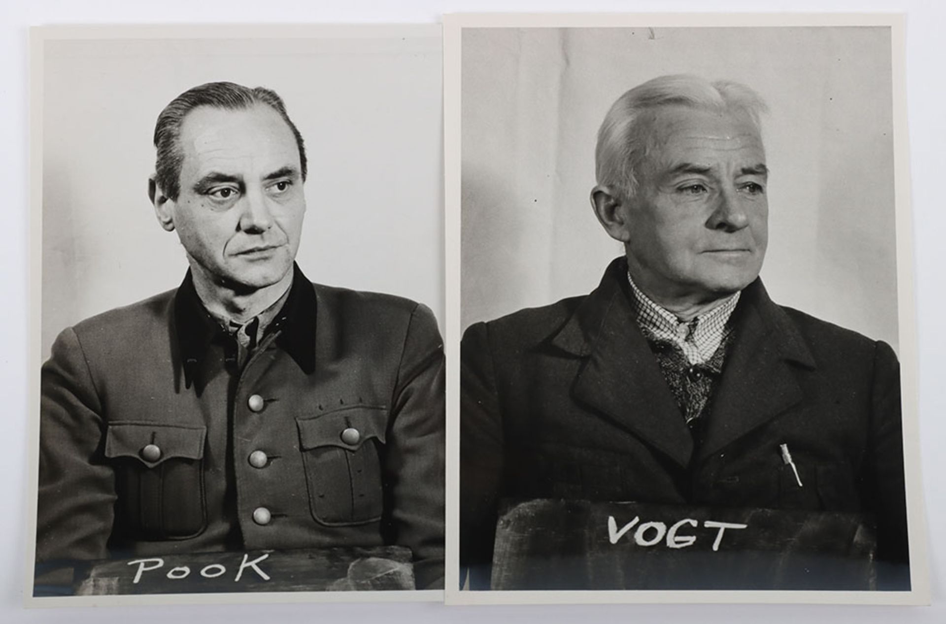 Nuremberg Trial, The Pohl Trial. Photographs of a number of the key defendents in this trial at Nure - Image 2 of 5