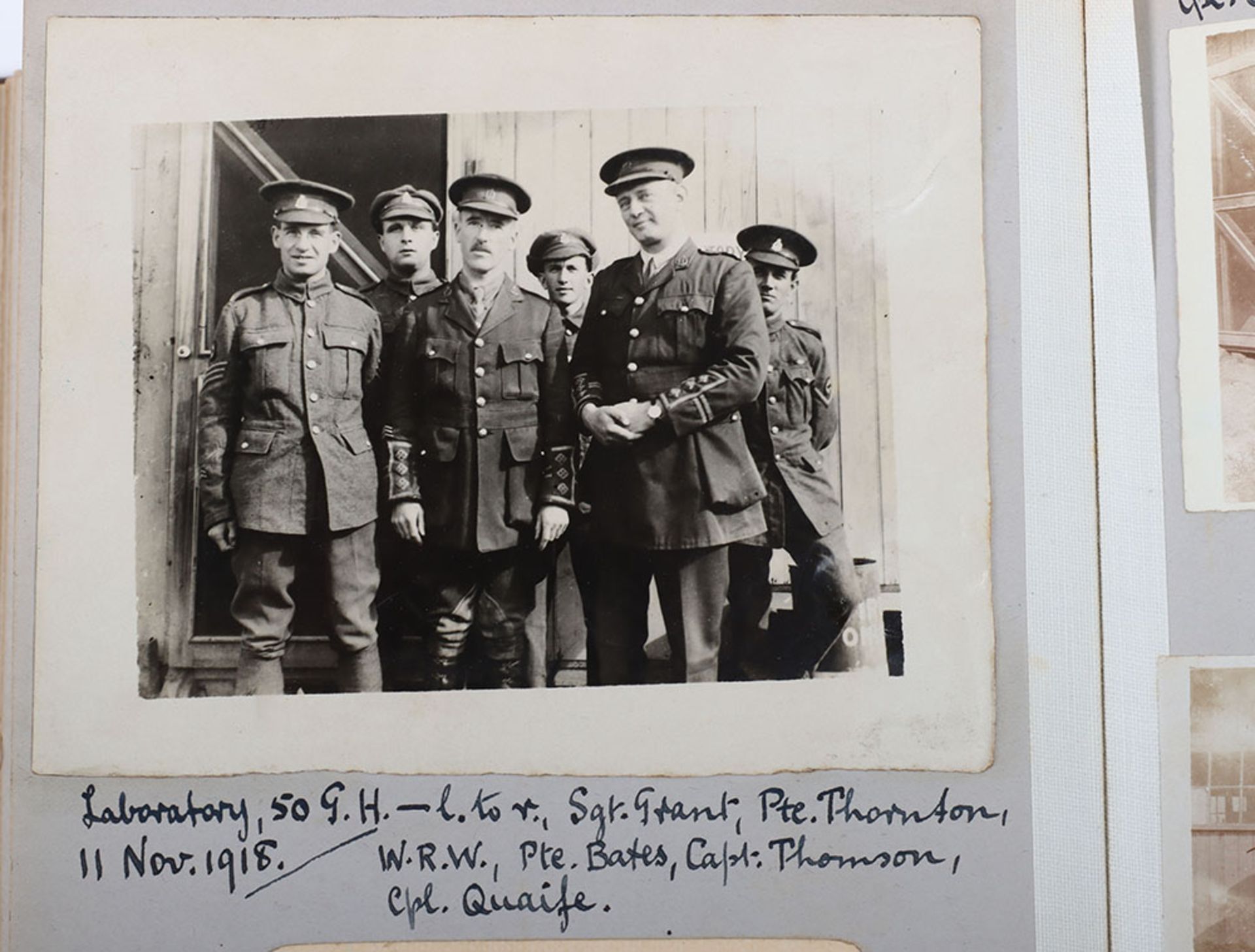 Very Interesting Great War Photograph Album and Scrap Album of the Canadian Army Medical Corps in Sa