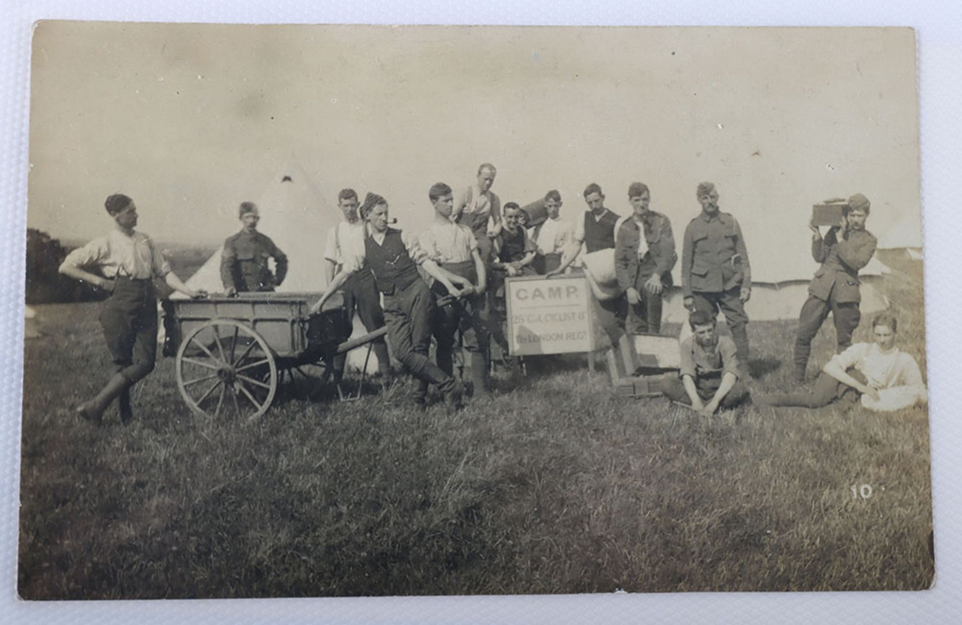 Collection of Mainly Great War Postcard Photographs, Christmas Cards etc - Image 2 of 19