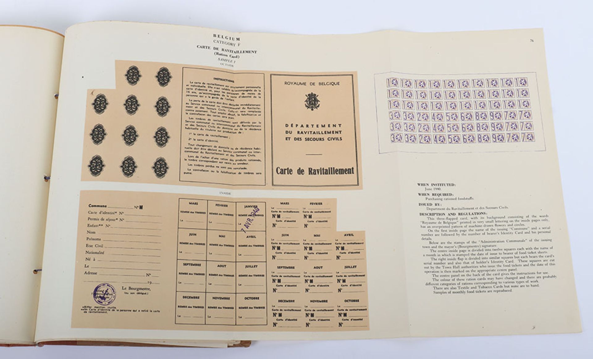 Identity Documents in Holland Belgium and Luxembourg (Supreme Headquarters Allied Expeditionary Forc - Image 12 of 14