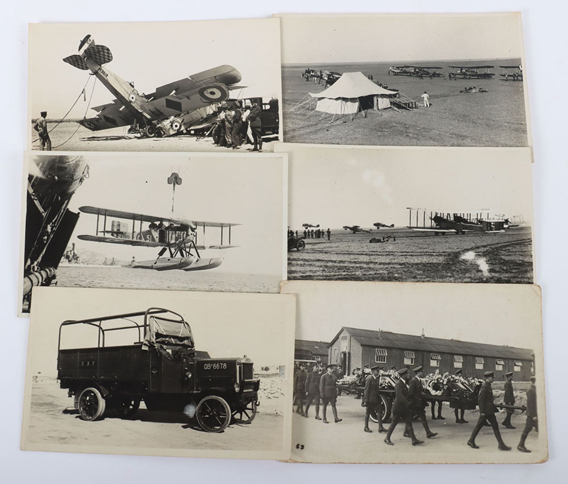 British RAF Squadron photographs Egypt c.1926. - Bild 2 aus 12