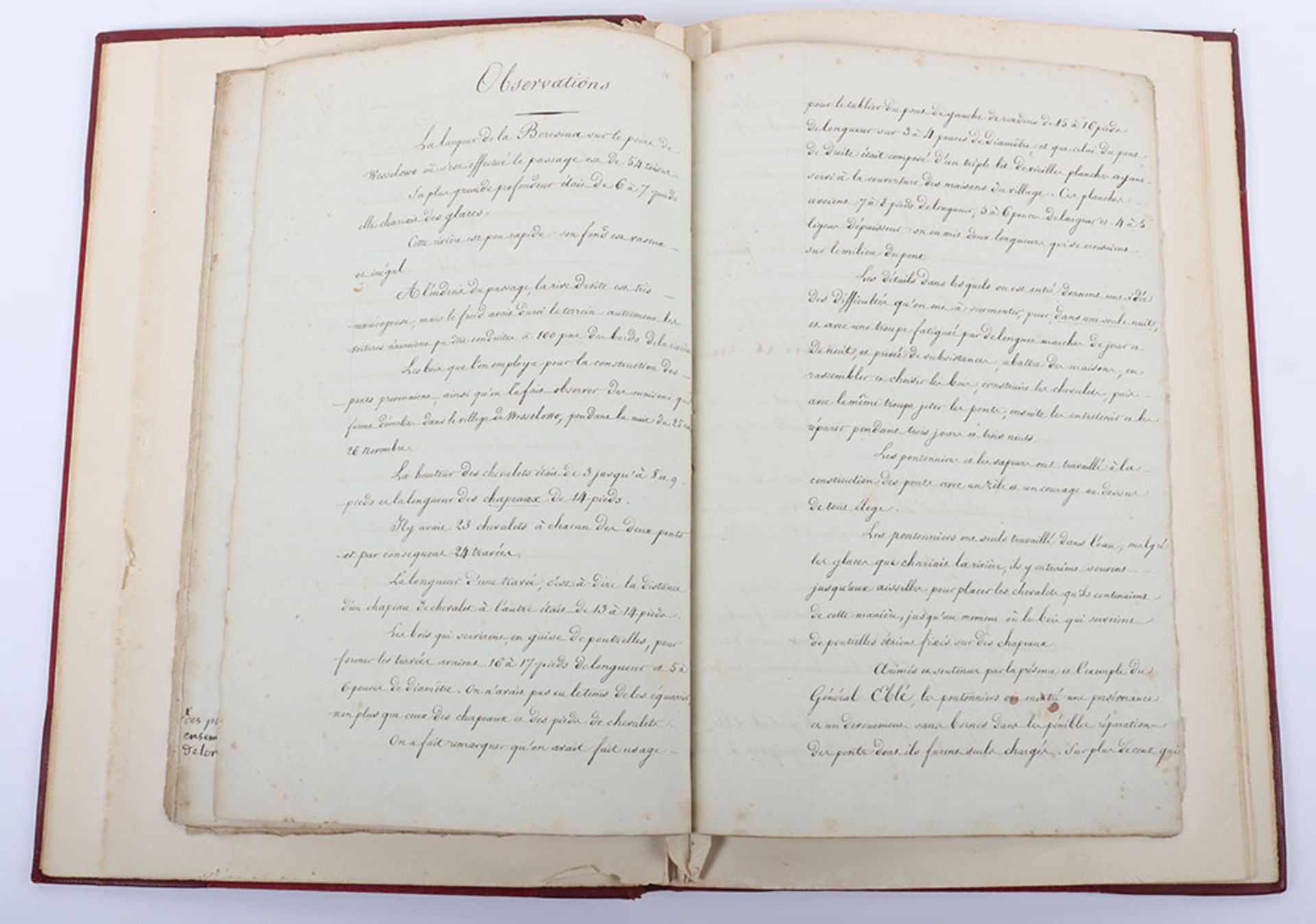 Passage de la Berisina 26,27,28 et 29 Novembre 1812 Original account of the crossing of the Beresina - Image 10 of 15