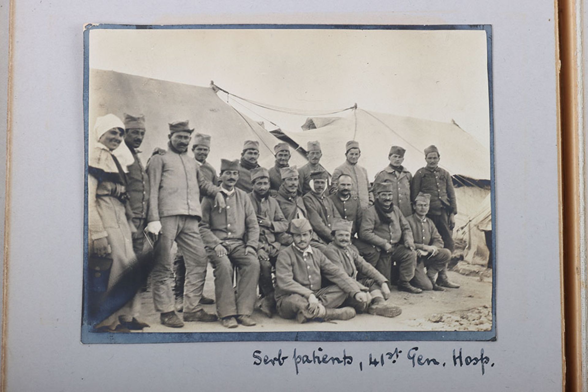 Very Interesting Great War Photograph Album and Scrap Album of the Canadian Army Medical Corps in Sa - Image 17 of 26