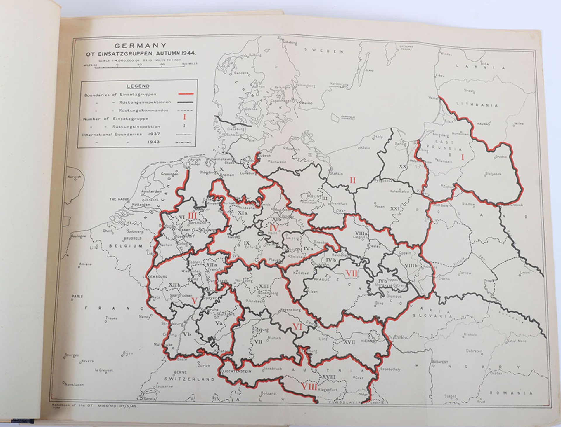 Handbook of the Organisation Todt (O.T.) MIRS London, March 1945. - Bild 3 aus 7