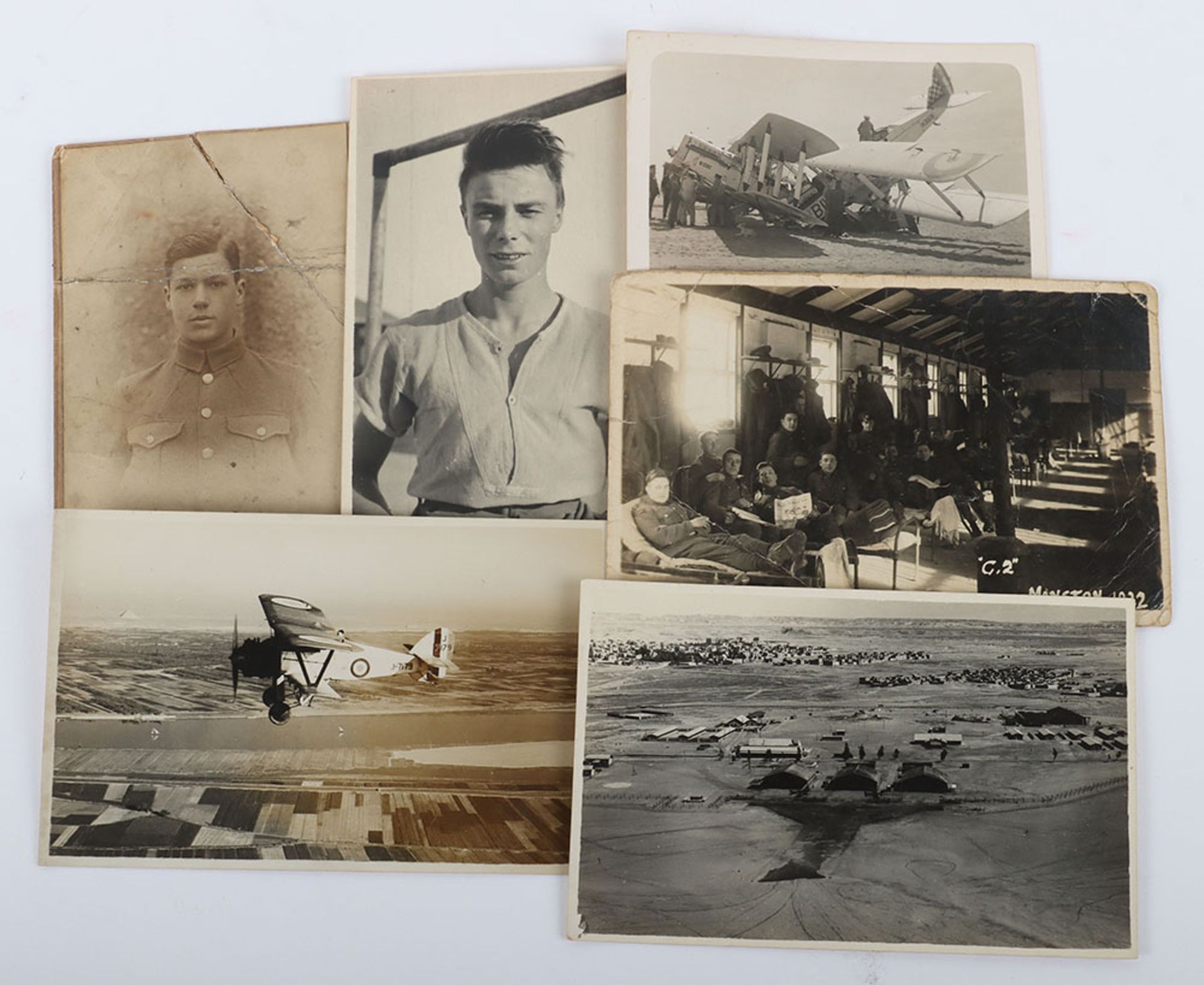 British RAF Squadron photographs Egypt c.1926. - Bild 7 aus 12