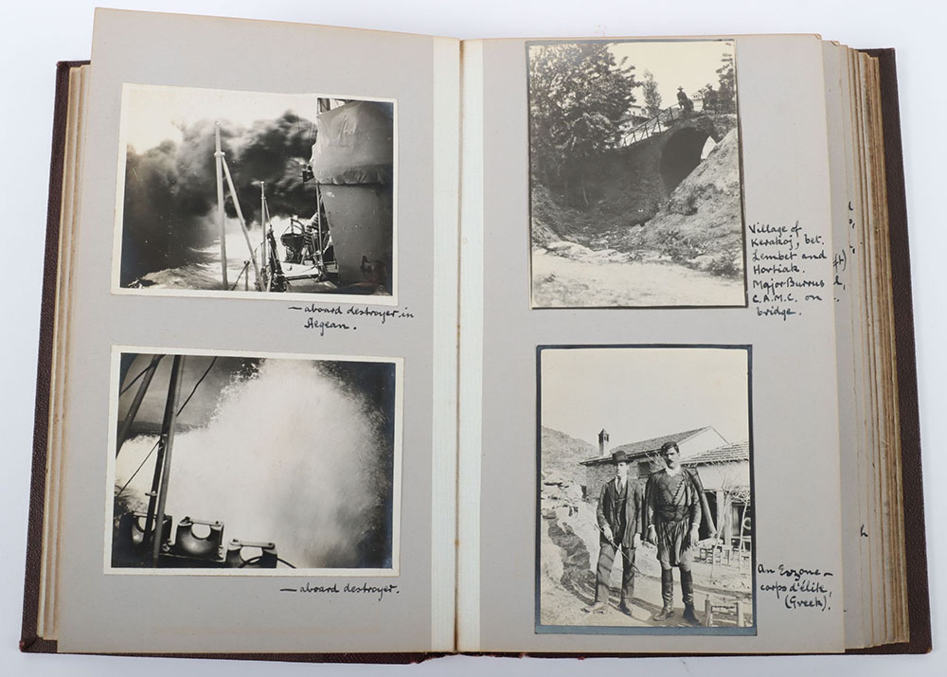 Very Interesting Great War Photograph Album and Scrap Album of the Canadian Army Medical Corps in Sa - Image 18 of 26