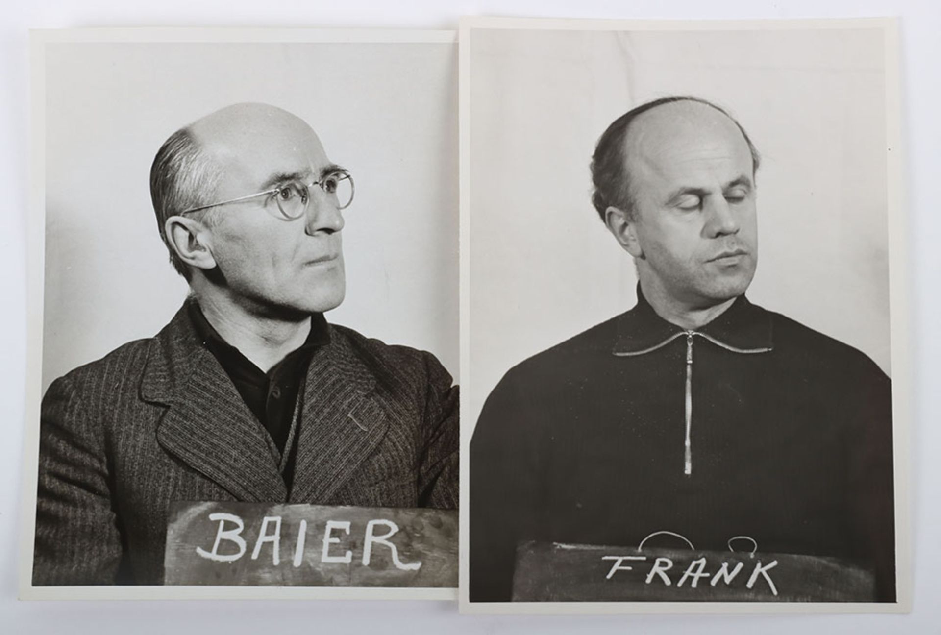 Nuremberg Trial, The Pohl Trial. Photographs of a number of the key defendents in this trial at Nure - Image 3 of 5