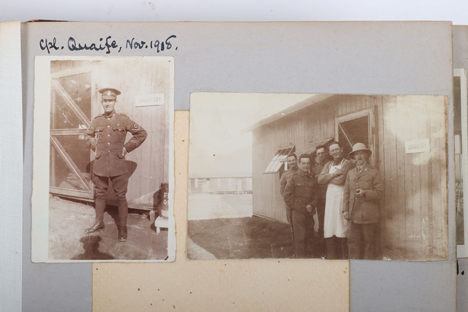 Very Interesting Great War Photograph Album and Scrap Album of the Canadian Army Medical Corps in Sa - Image 24 of 26