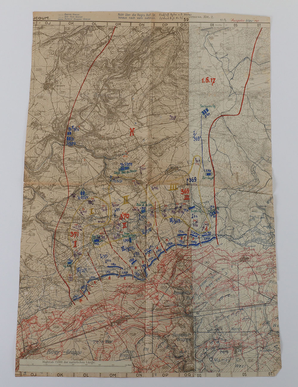 Trench Maps World War One. - Image 4 of 5