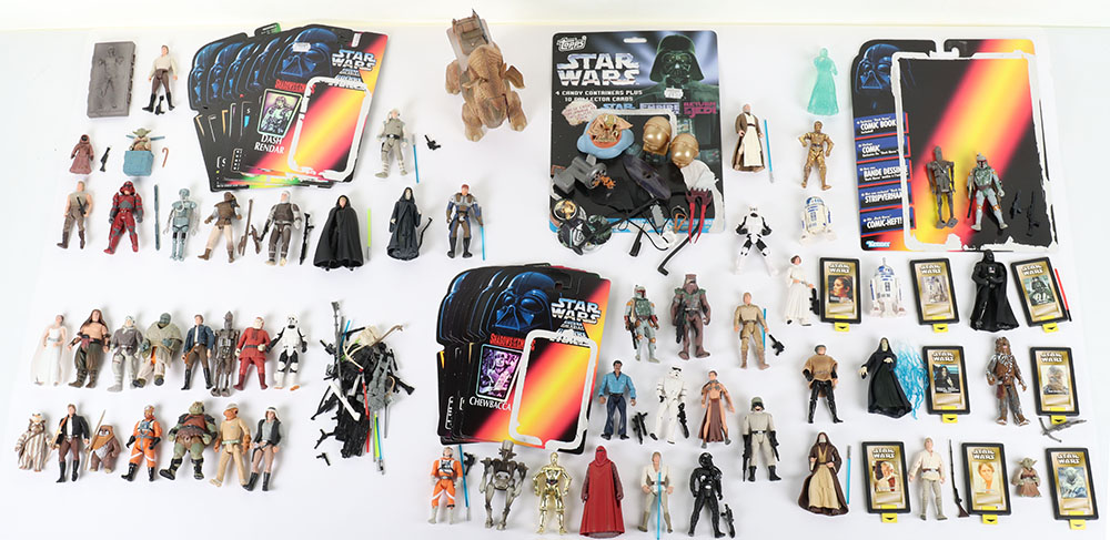 Large quantity of Star Wars POTF and Episode one figures