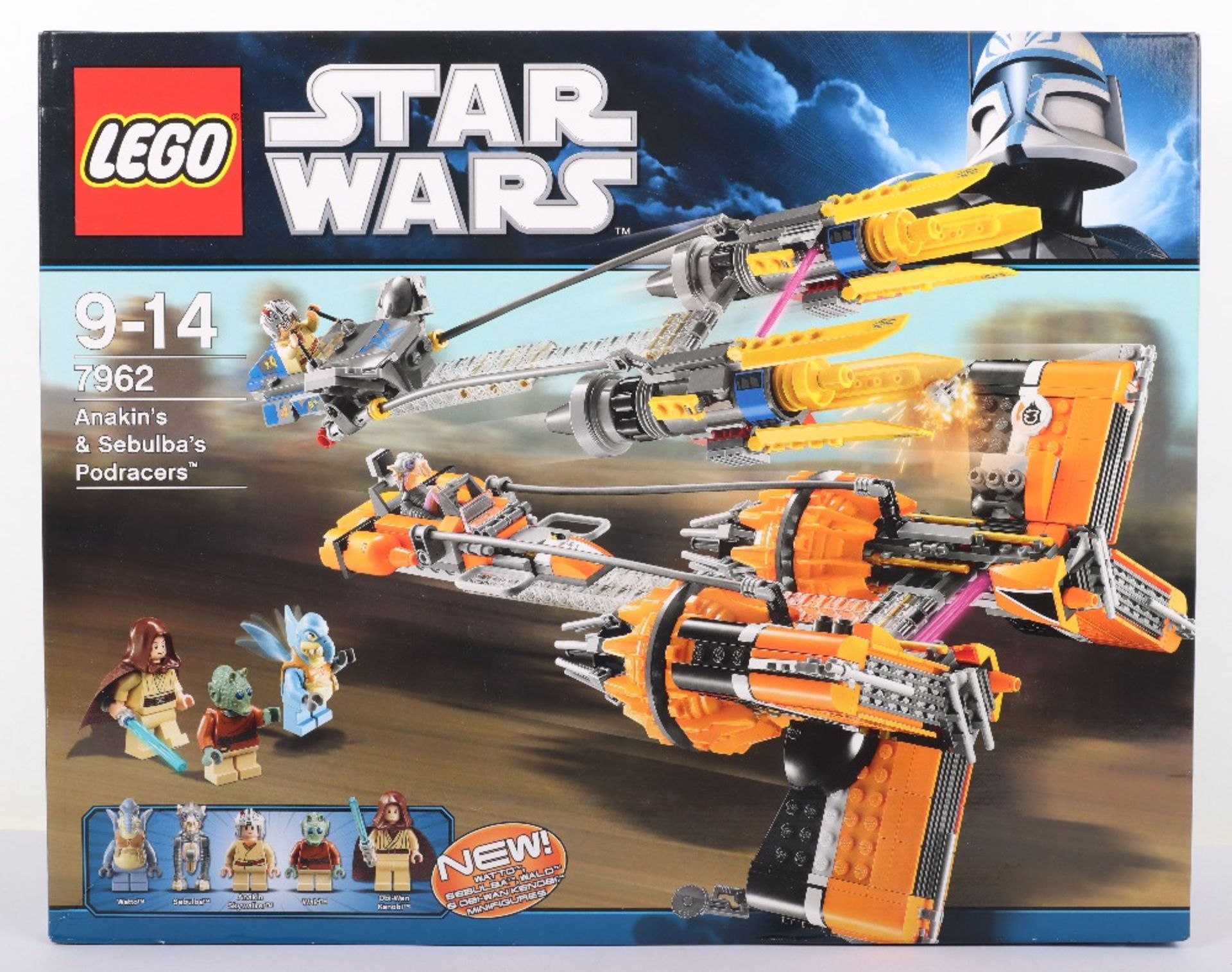 Lego Star Wars 7962 Anakin’s & Sebulba’s Prodracers boxed