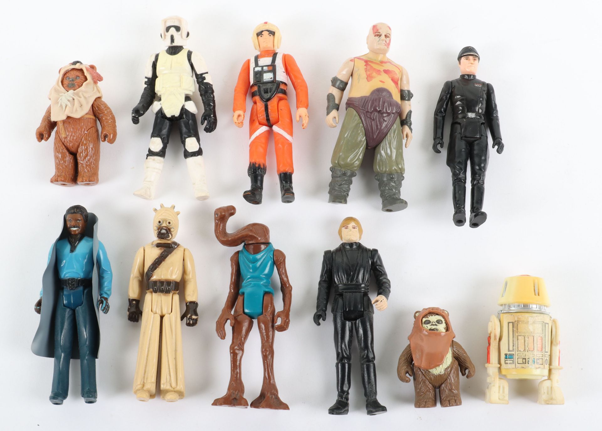 Eleven Vintage Loose Mixed Wave Star Wars Action Figures