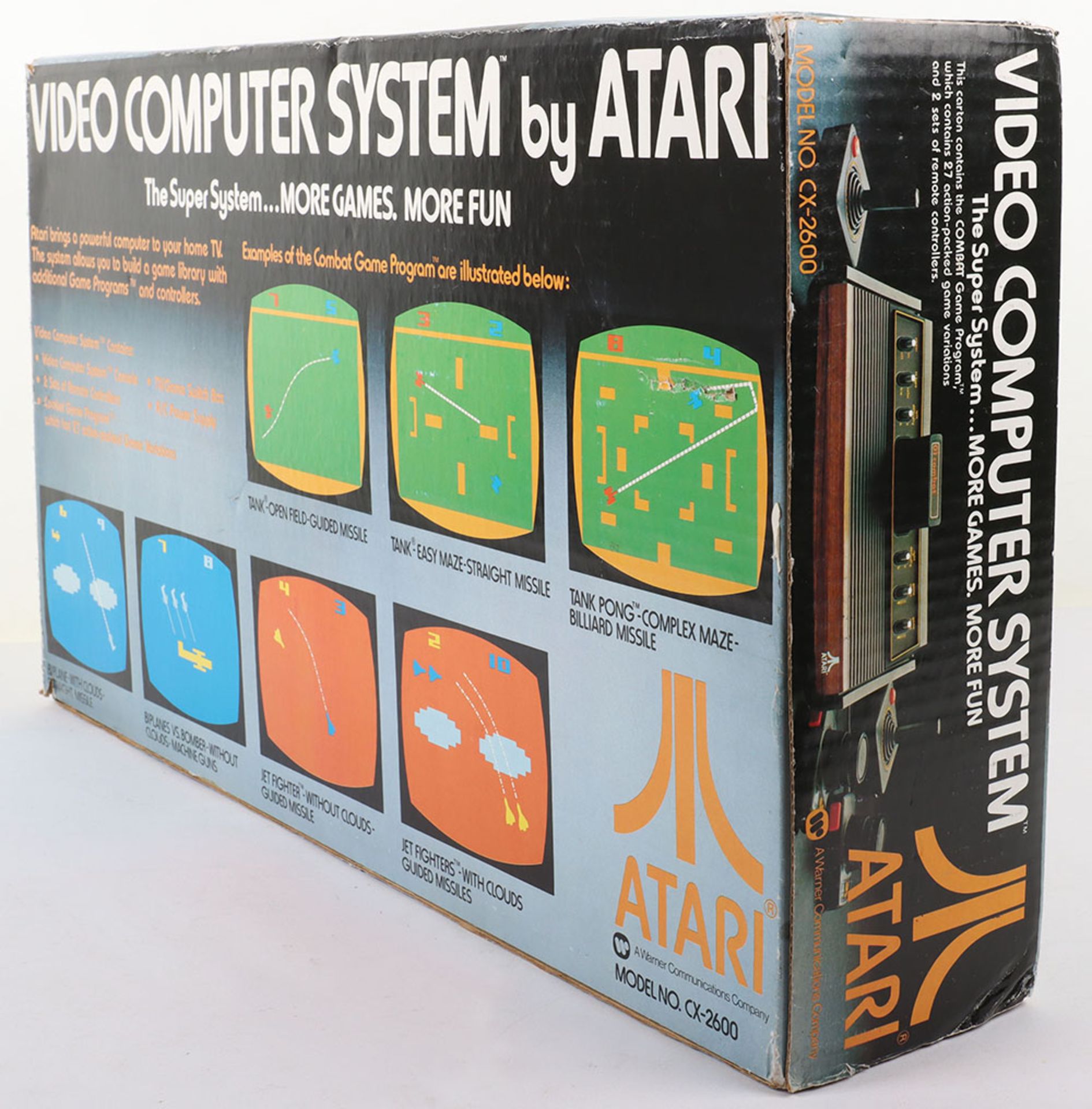 Vintage Atari Video Computer system CX-2600 boxed complete - Image 4 of 8