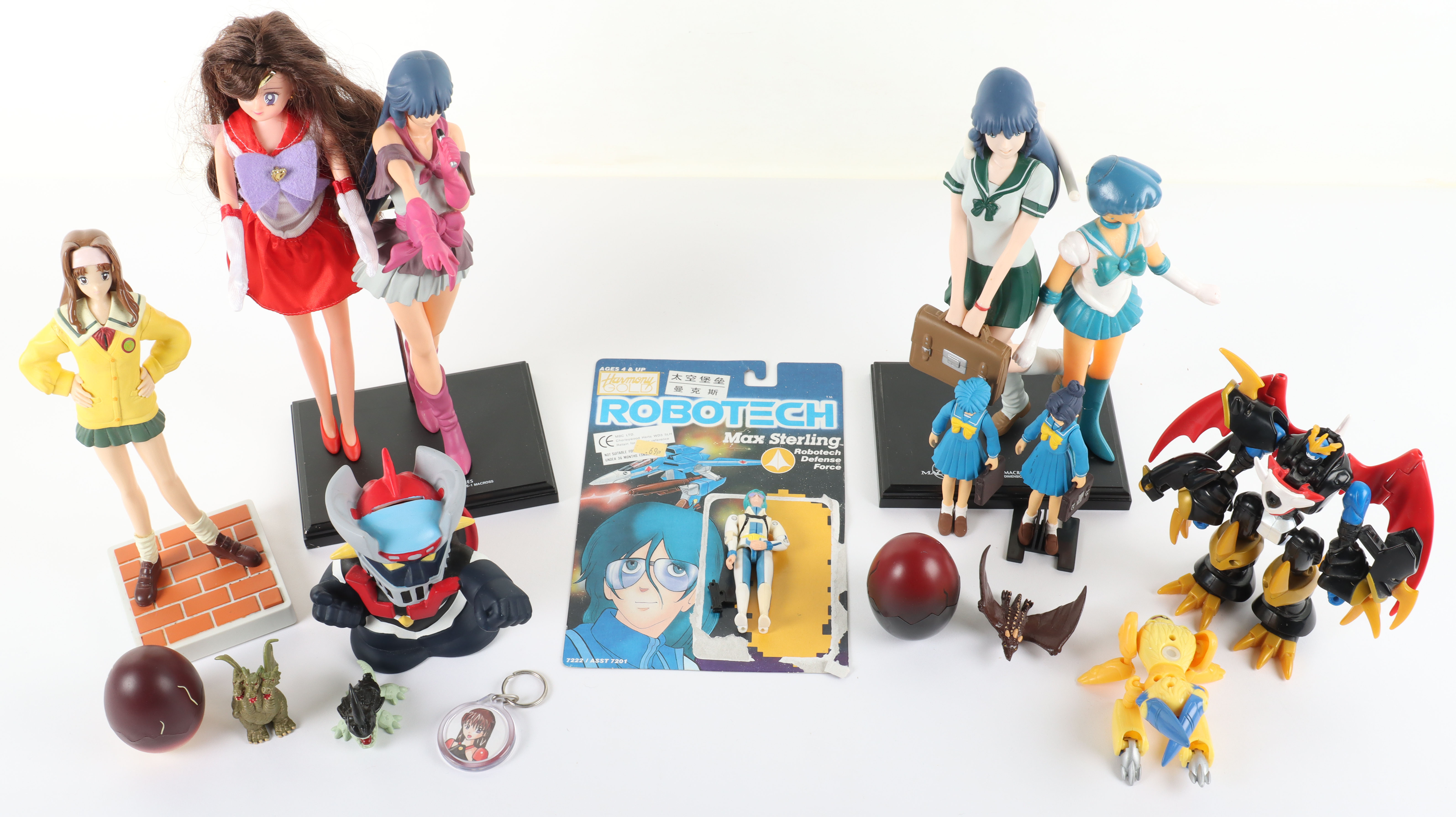 Marcross Robotech, Sailor moon and more anime related figures