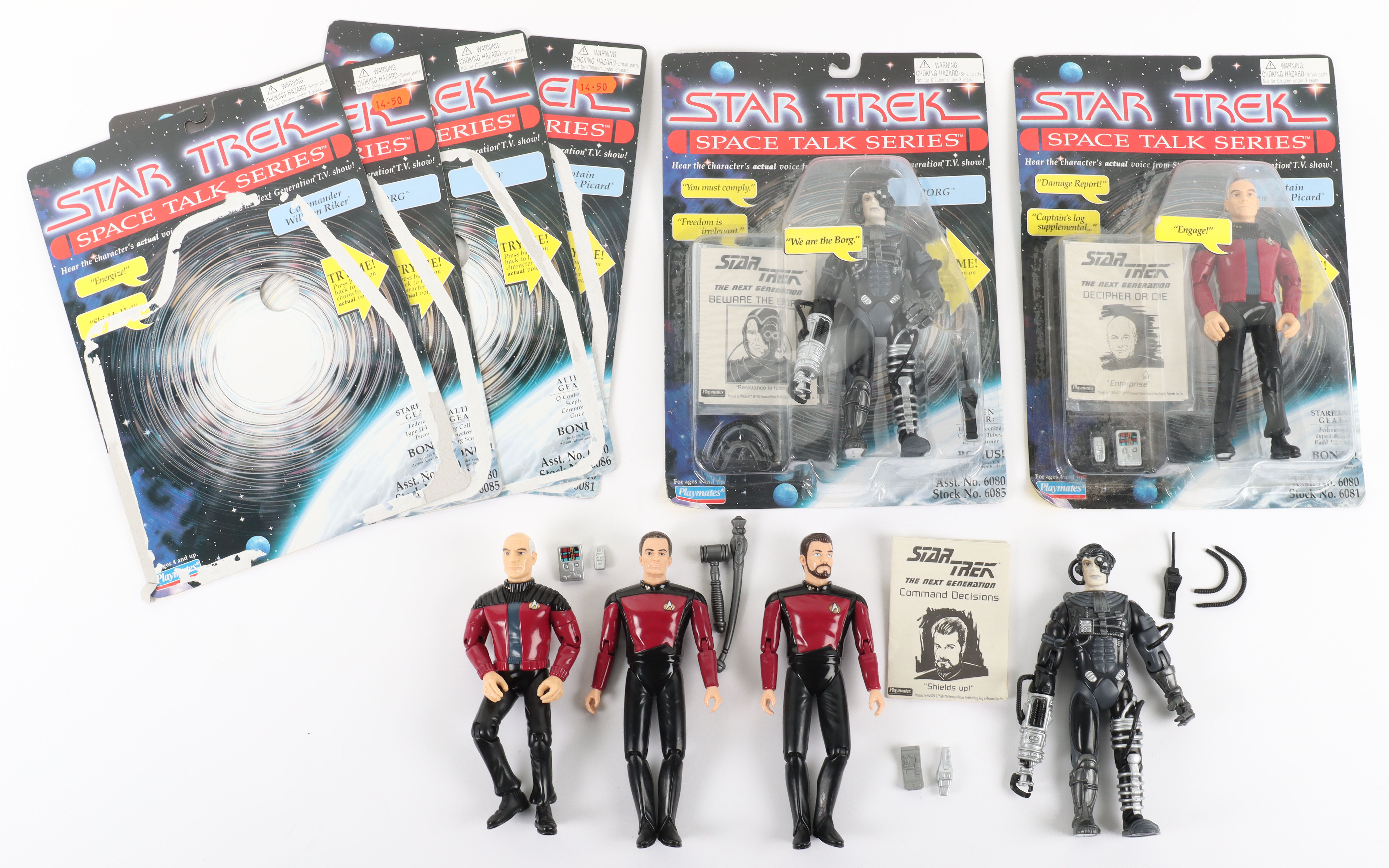 Playmates Star Trek Space Talking series MOC figures - Bild 2 aus 4