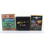 Three 1:72 scale Diecast aeroplane boxed models