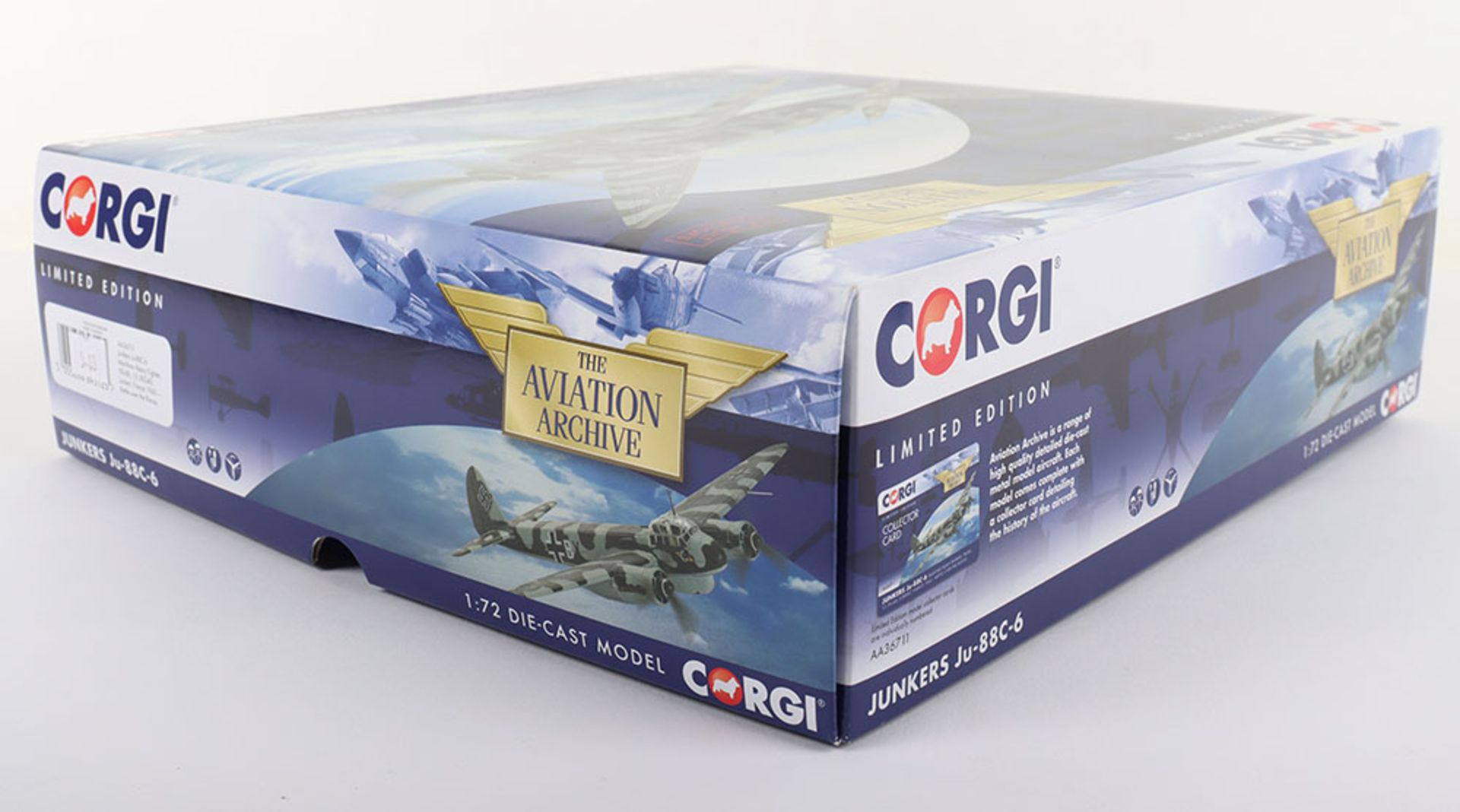 Corgi “The Aviation Archive” AA36711 Junkers Ju-88c-6 boxed model - Image 3 of 6