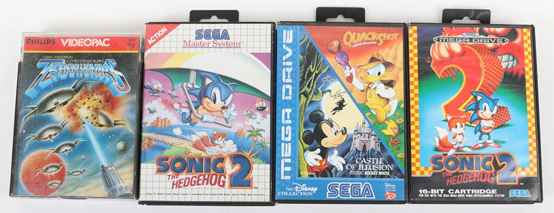 Three Vintage Sega Games