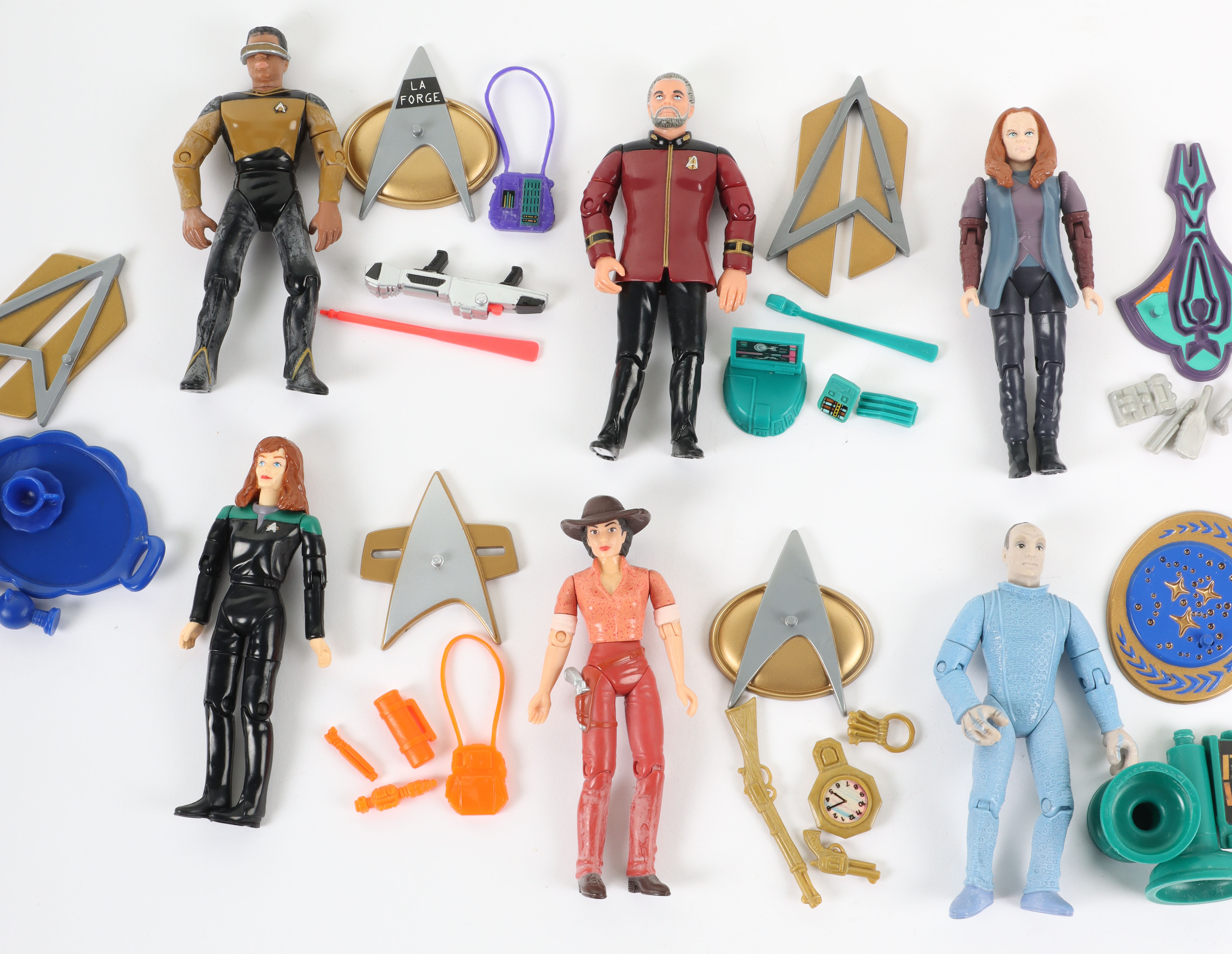 Star Trek The Next Generation and voyager playmate figures - Bild 4 aus 5