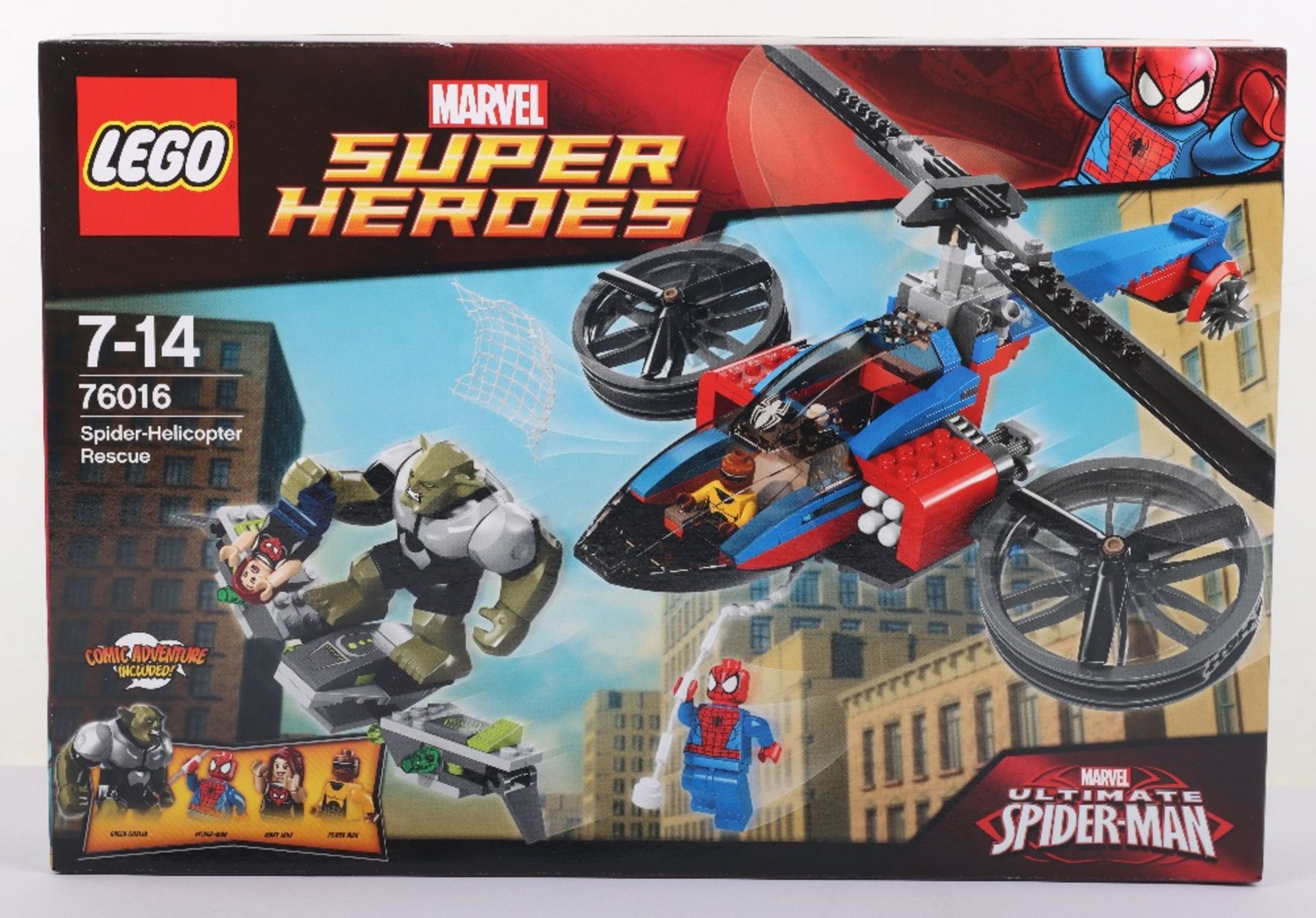 Lego Marvel Superheroes 76016 Spider-helicopter rescue sealed set