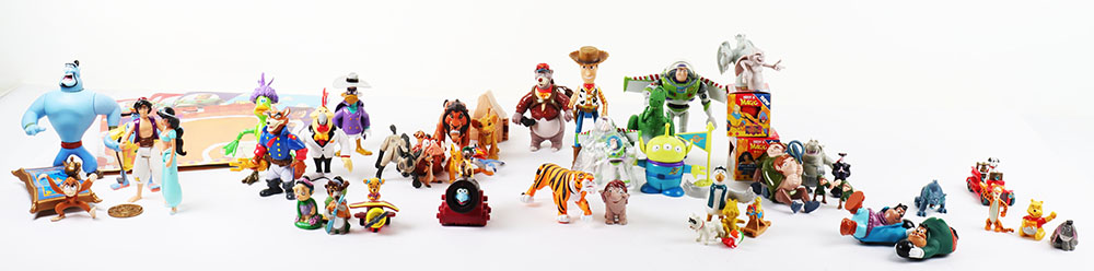 Disney series and movie figures