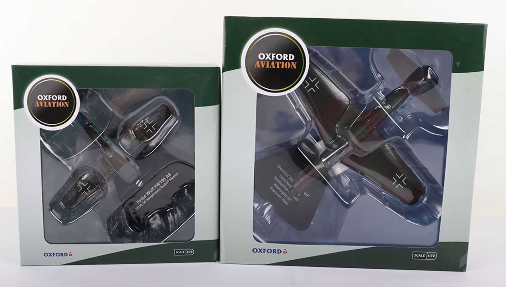 Two Oxford Aviation Diecast boxed models